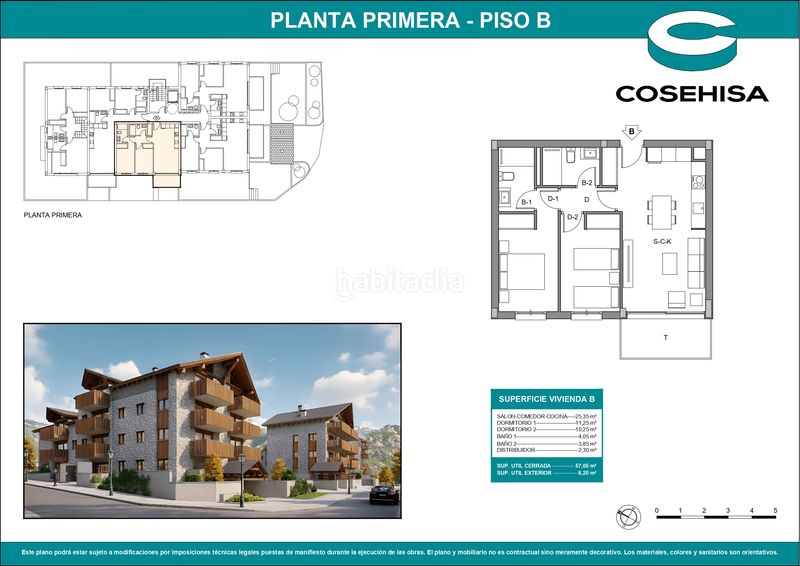 Foto 6b914591-04d1-4638-9246-778560bf82dd. Apartament 57m<sup>2</sup> a calle remáscaro 4 a Benasque