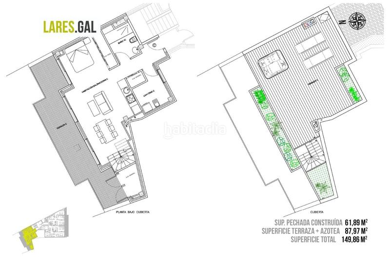 Foto 4014943a-380b-45d6-875e-c075e367ede9. Attique avec parking piscine dans Coiro Cangas