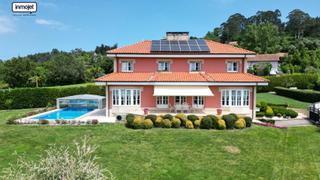 Chalet  Camino pontica cabueñes. Chalet individual con jardín y piscina a la venta en gijón, astu