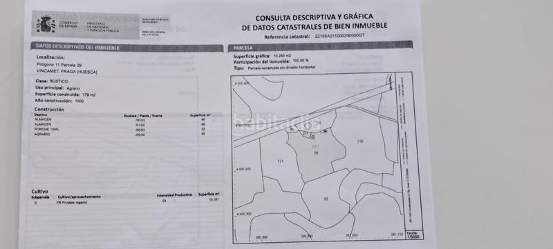 Foto 4591de79-8bfa-41e0-88fc-3b67e7b04634. Finca rústica a partida poligono 011 22 a Fraga