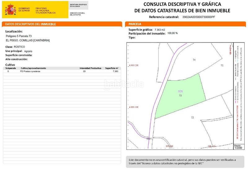 Foto be8dd8a0-7fdd-42d6-96b9-5a2a62ffeb94. Finca rústica a barrio ruiseñada a Comillas