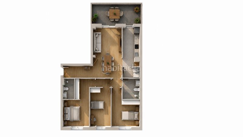 Foto 91efab47-b2f2-4a19-841a-bd63e6d3b585. Flat 113m<sup>2</sup> in carrer camí sant pere del bosc 10 in residencial Blanes - vistamar Blanes