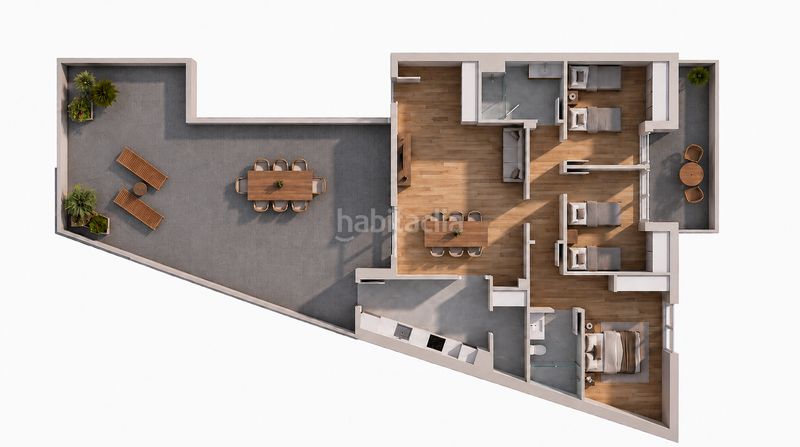 Foto a8aeeab3-aca7-49f9-bc56-fc6a5a017b60. Flat 113m<sup>2</sup> in carrer camí sant pere del bosc 10 in residencial Blanes - vistamar Blanes