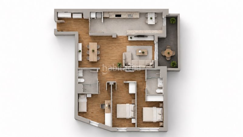 Foto b0ad4769-a2df-4e6f-8e53-5ceff0ba3dbf. Flat 113m<sup>2</sup> in carrer camí sant pere del bosc 10 in residencial Blanes - vistamar Blanes