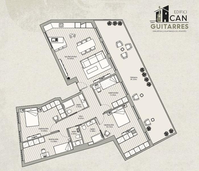 Foto 4f395d5d-f47f-428a-ae57-52f01467e615. Àtic a carrer graupera 7 a Centre Vila Vilafranca del Penedès