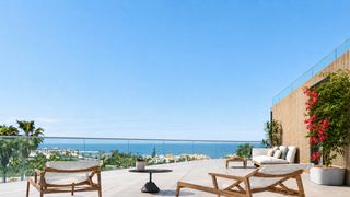Dachwohnung in El Castillo. Ático de obra nueva con piscina privada y espectaculares vistas