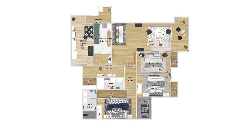 Foto 0a44c0a8-dd41-4cda-b067-3d1b619552a8. Flat with heating in Paseo Independencia Zaragoza