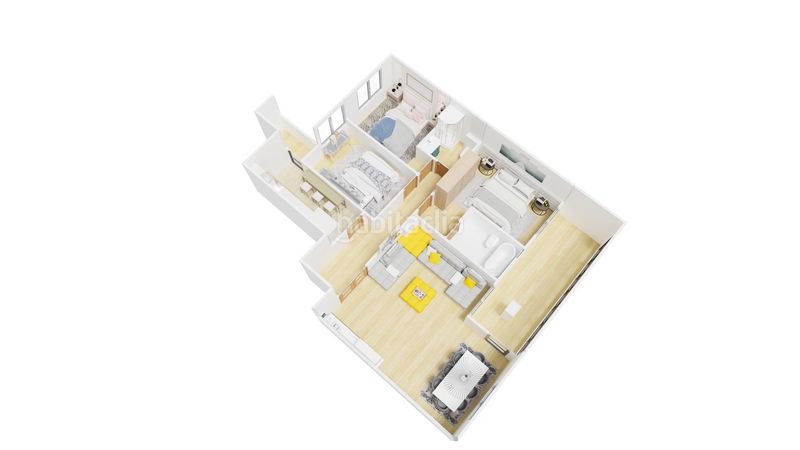 Foto 8ca4a57a-1256-440b-803e-37ab8f52ed3e. Pis amb calefacció aparcament piscina a Rosales del Canal Zaragoza