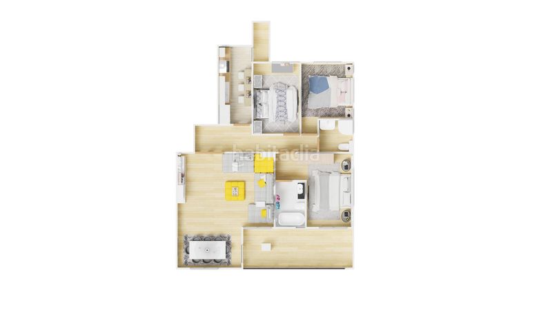 Foto 9e36c62b-dea7-439a-a422-93199f49e5d1. Pis amb calefacció aparcament piscina a Rosales del Canal Zaragoza