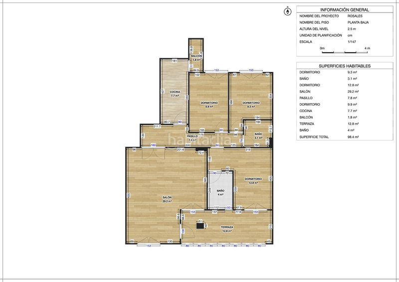 Foto e9401bbc-3195-47a4-8a68-208ec7fd974c. Pis amb calefacció aparcament piscina a Rosales del Canal Zaragoza