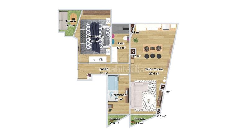 Foto 1d07e561-e11f-4fcd-acb4-0d2092fdfb9d. Flat in calle loreto 4 in Igriés