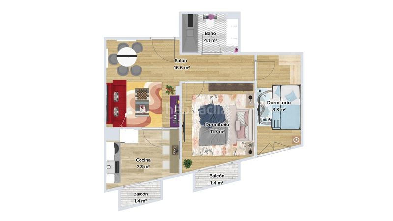 Foto 4518e3ff-4da4-4630-b1f2-ef2ef26aa914. Flat with heating parking in Casco Antiguo Huesca