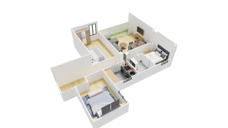 Foto 7c1a91d4-fb36-4940-b861-957ca7106098. Flat in calle ramon y cajal 21 in Santo Domingo y San Martín Huesca