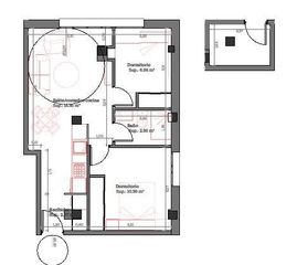 Miete Erdgeschoss in Centro. Piso a estrenar 2 dormitorio, baño y trastero