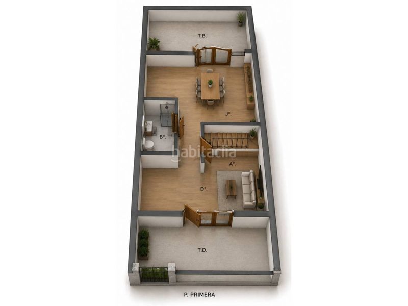 Foto bbd035f1-d54b-43f8-a43b-9650bddd664c. Casa adossada a avenida juan pablo ii 1 a Costa Esuri Ayamonte