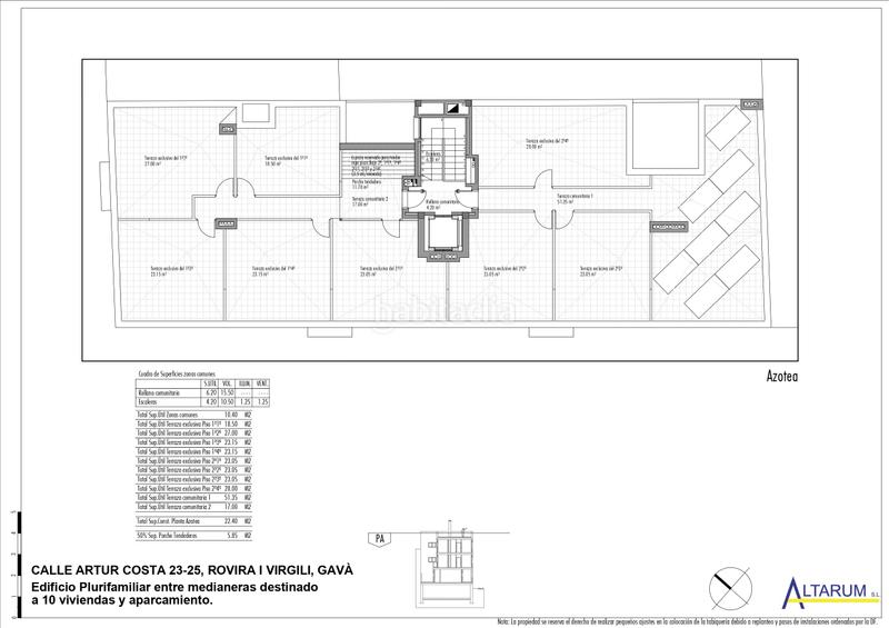 Foto ce2b5e45-497c-4980-a61d-a1b83a8e6738. Piso 75m<sup>2</sup> en carrer d'artur costa 25 ático de 3 habitaciones terraza de 23m2 en Gavà
