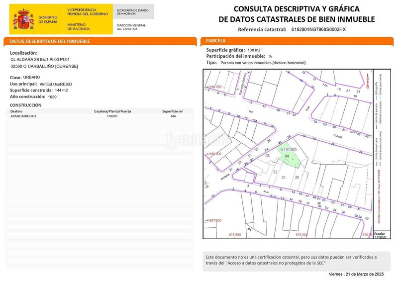 Foto d5d01f2e-0f40-482d-b6ae-f69bafa8ede0. Affitto locale commerciale in calle aldara 26 in Carballiño (O)