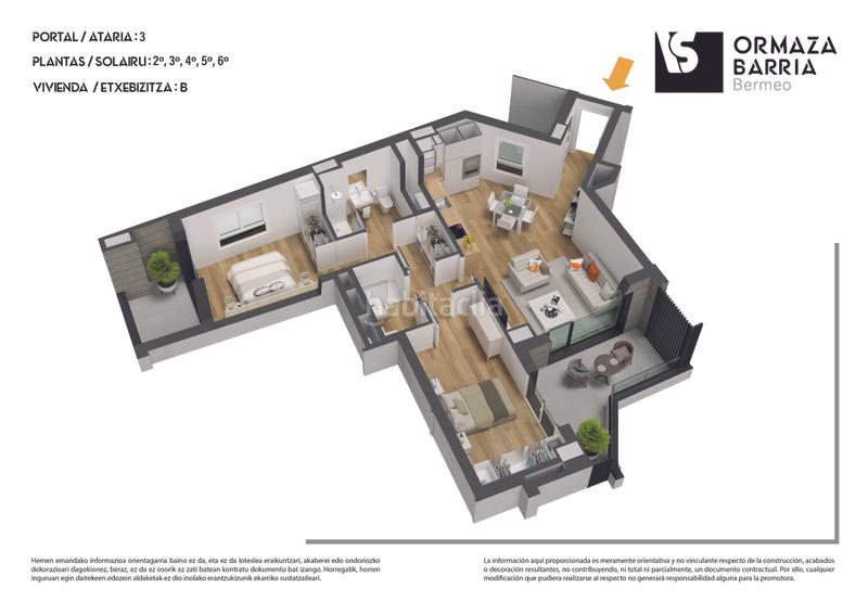 Foto d2cb4dc0-35fd-4e05-9199-1204ff26d081. Flat 112m<sup>2</sup> in erreñe-zubi kalea 13 in Bermeo