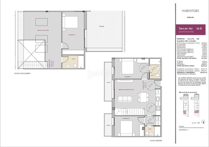 Foto 0e12c8a3-cdcf-444a-88c5-ae1c9b8c1b3f. Duplex con riscaldamento in Santpedor