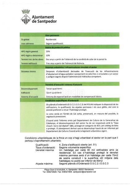 Foto f8eb9690-5bfe-4fcd-955a-fe54c5d3ac1c. Terrain résidentiel dans navarcles 8 dans Santpedor