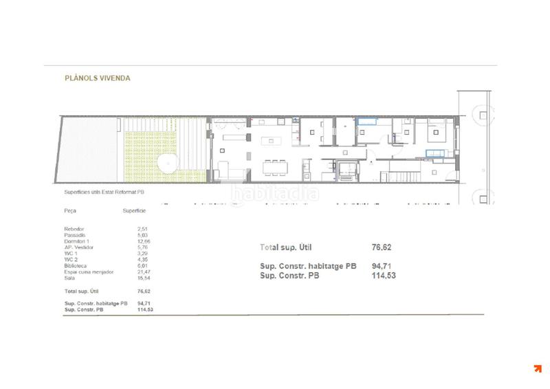 Foto b073c6d5-26fe-4ed8-8b35-a28a97eb4ae3. Piano terra con riscaldamento piscina in Hostafrancs Barcelona