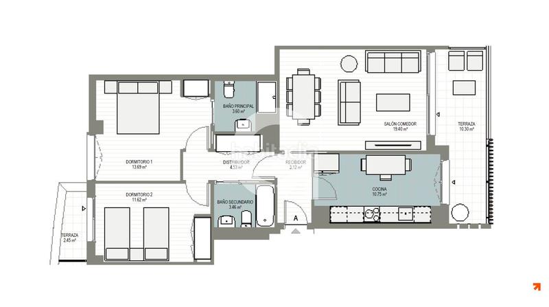 Foto a346b48b-c557-48f3-95fd-75cc1f2aafdf. Appartement avec chauffage parking piscine dans Santa Eulàlia Hospitalet de Llobregat (L´)