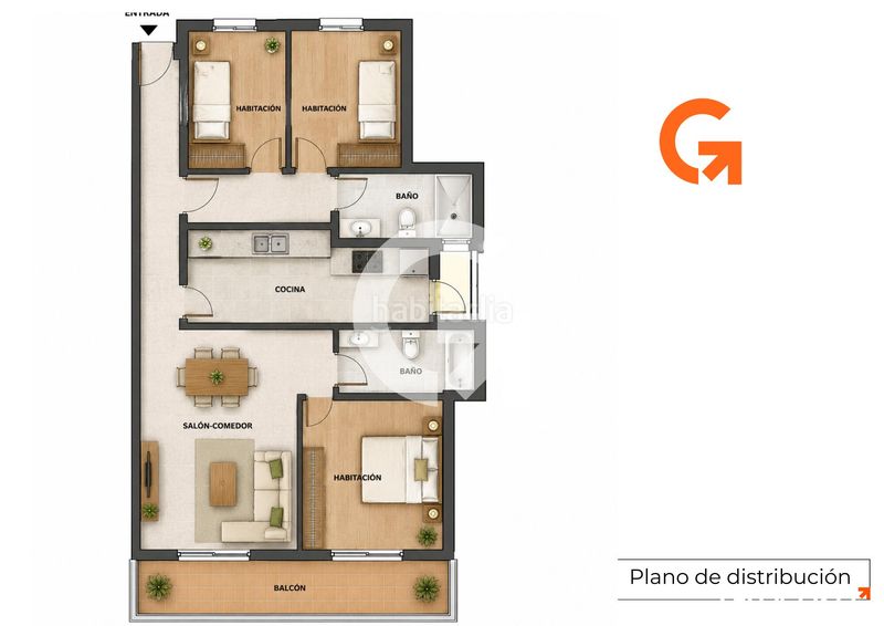 Foto 54b2e5c5-5831-4151-9ef9-da2401e937b4. Pis amb piscina a L´Estany Calafell