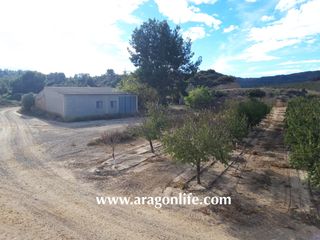 Mas�a en Caspe. Casa de 359m2 en mas de les creus, maella. 27.000�