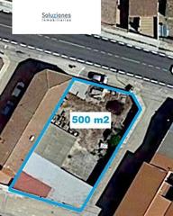 Terreny residencial a Barrax. Terreno urbano de 350 m2 con garaje de 150 m2 en carretera nacio