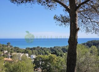 Residential Plot  Avenida del camí de miralpeix. Parcela con vistas panorámicas al mar en can girona, sitges