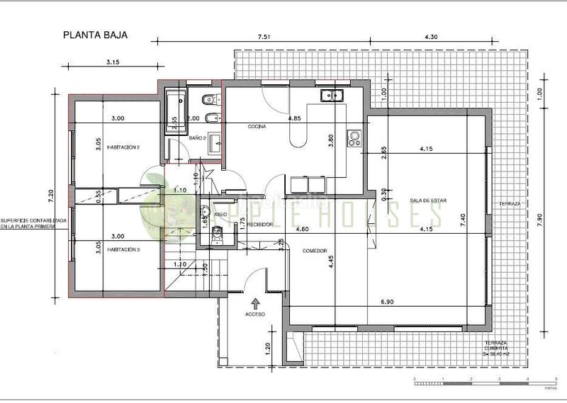Foto 82e52647-603c-46c2-b378-4fe3744776e9. Casa amb calefacció aparcament piscina a Vallpineda-Santa Bàrbara Sitges