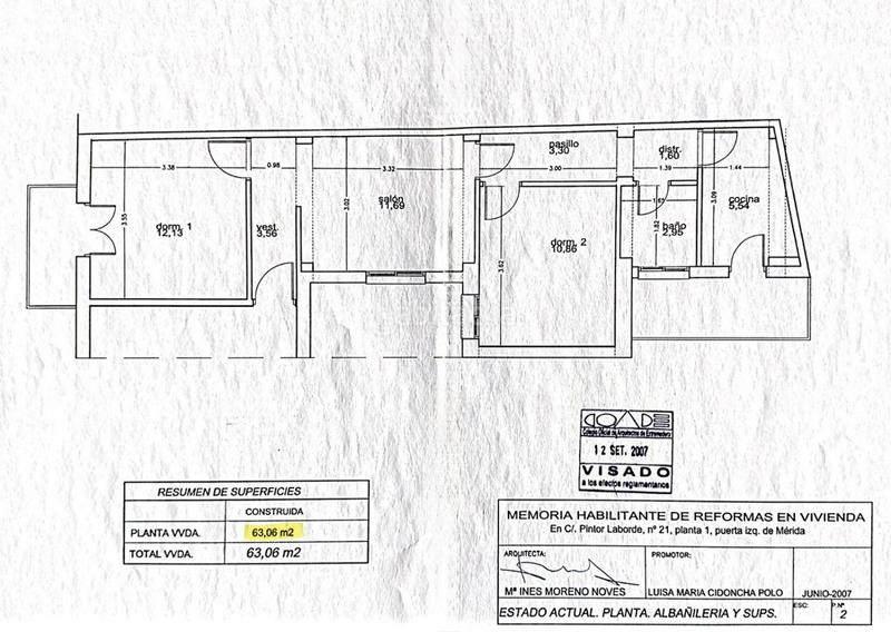 Foto 104483d3-b3a7-4956-96c2-25e57afb3d35. Piso  en venta en Centro, 2 dormitorios. en Centro Mérida