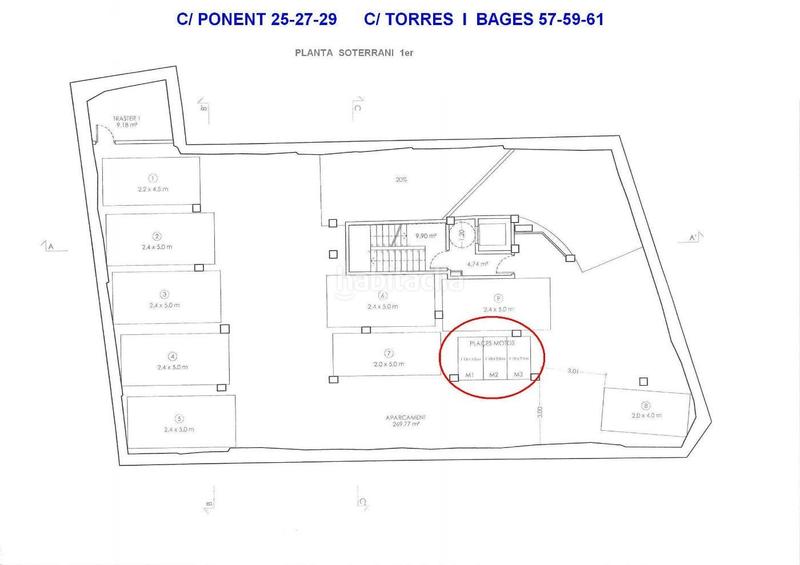 Foto a743f7eb-d3c6-4a08-9213-aee56fd7e536. Lloguer aparcament de moto a carrer de ponent 27 a Granollers