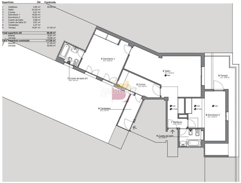 Foto 0b3bcc3c-97a0-43c1-a188-c509cb5f3e1d. Dachwohnung mit heizung in Centro - Areal Vigo