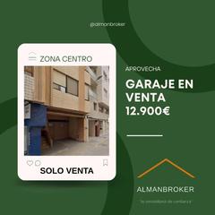 Aparcament cotxe  Calle aniceto coloma. Plaza de garaje en zona centro