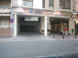 Autoparkplatz in Almansa