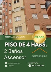 Appartement à Almansa. Piso amplio y luminiso, en calle aniceto coloma