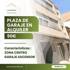 Location Parking voiture à Almansa. Plazas de garaje en zona centro