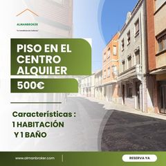 Miete Etagenwohnung in Almansa. Piso reformado en el corazón de almansa