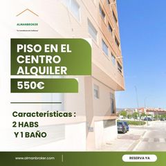 Location Appartement à Almansa. Piso zona h. almendros de 2 habs con garaje