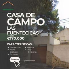Chalet  Calle paraje fuentecicas 142. Chalet en almansa zona fuentecicas
