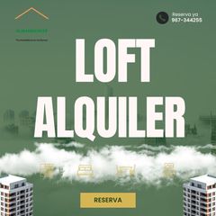 Rent Flat in Almansa. Loft de una habitación en perfecto estado