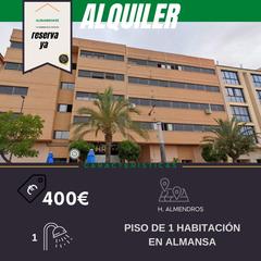 Location Appartement à Almansa. Piso de alquiler 1 habitacion