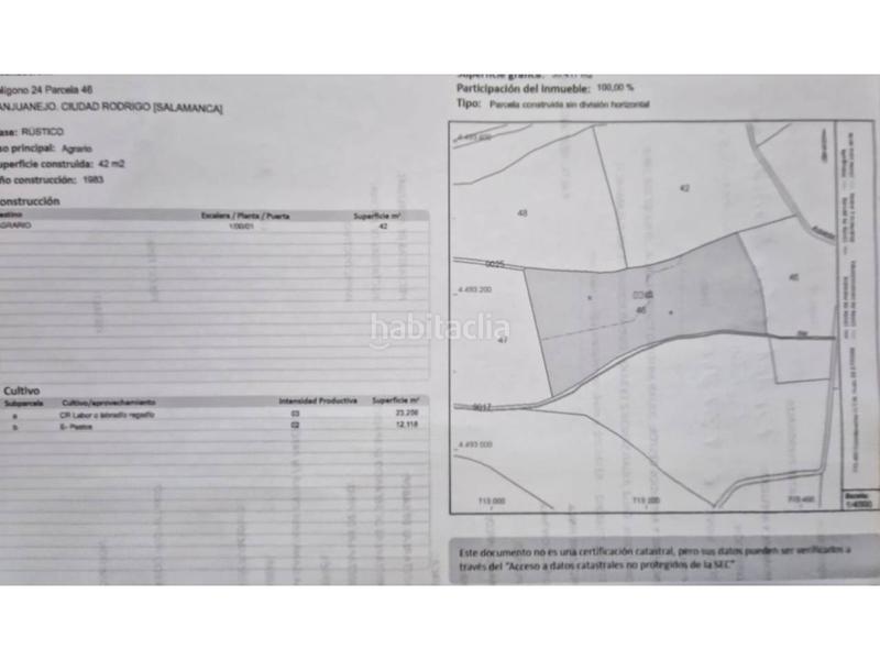 Foto 204d4474-cfbc-4493-884f-fc5b4d173cab. Wohngrundstück in 24 46 in Ciudad Rodrigo