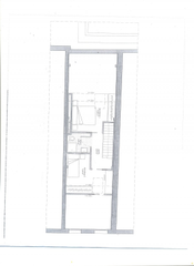 Pis a Bermeo. Casco viejo de hormigon nueva edificaciòn