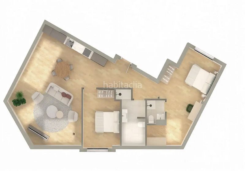 Foto 35cf5439-5218-47f6-b493-87e2003e5115. Ático 89m<sup>2</sup> en travesía mar 1 ático de 2 habitaciones nuevo en residencial travesía del mar en Gijón