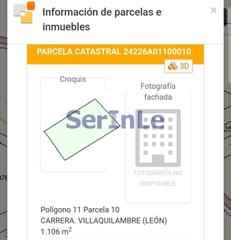 Terreno residencial en Villaquilambre