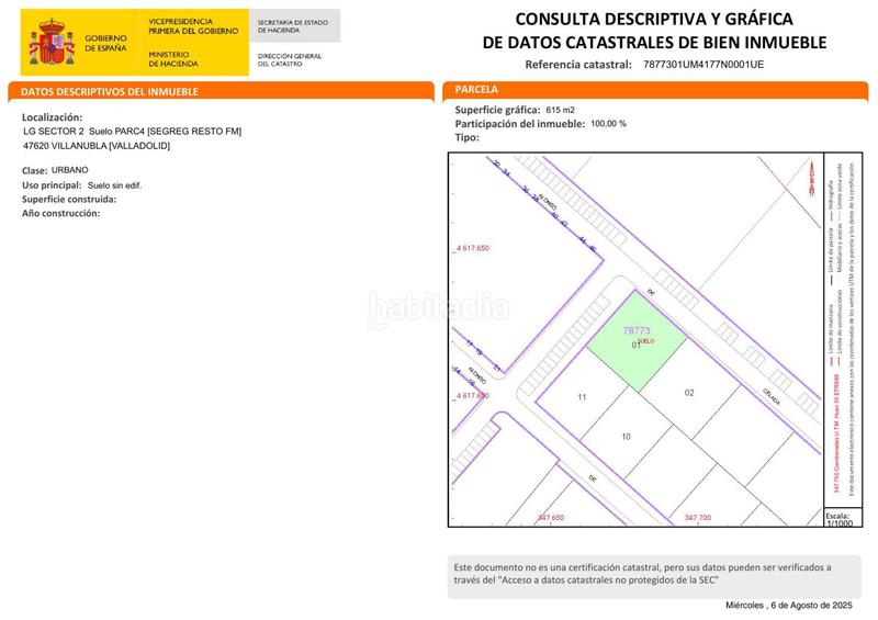 Foto f43c62f7-fa79-477c-9736-eb0eb1f5e6dc. Terreny residencial a juan alonso de celada a Villanubla