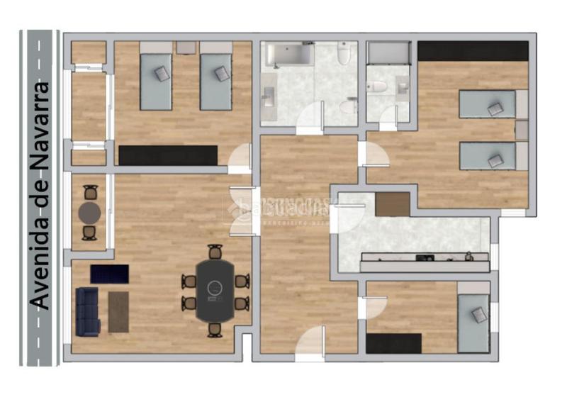 Foto 2f3eee3b-cf50-4a49-a41c-a896abfa01c1. Flat with heating in Barrio del Ave Zaragoza