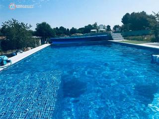 Mas à Pedanías - Extrarradio. Api luna vende parcela con casa en una planta con piscina a 10 m